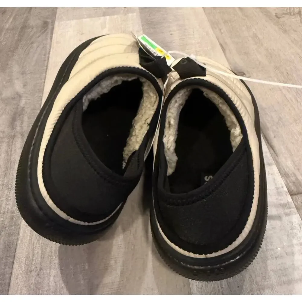 Crocs Classic Puff Moc Slipper Size M5/W7 Beige EVA Rubber Sole Casual Slip On - Picture 5 of 7